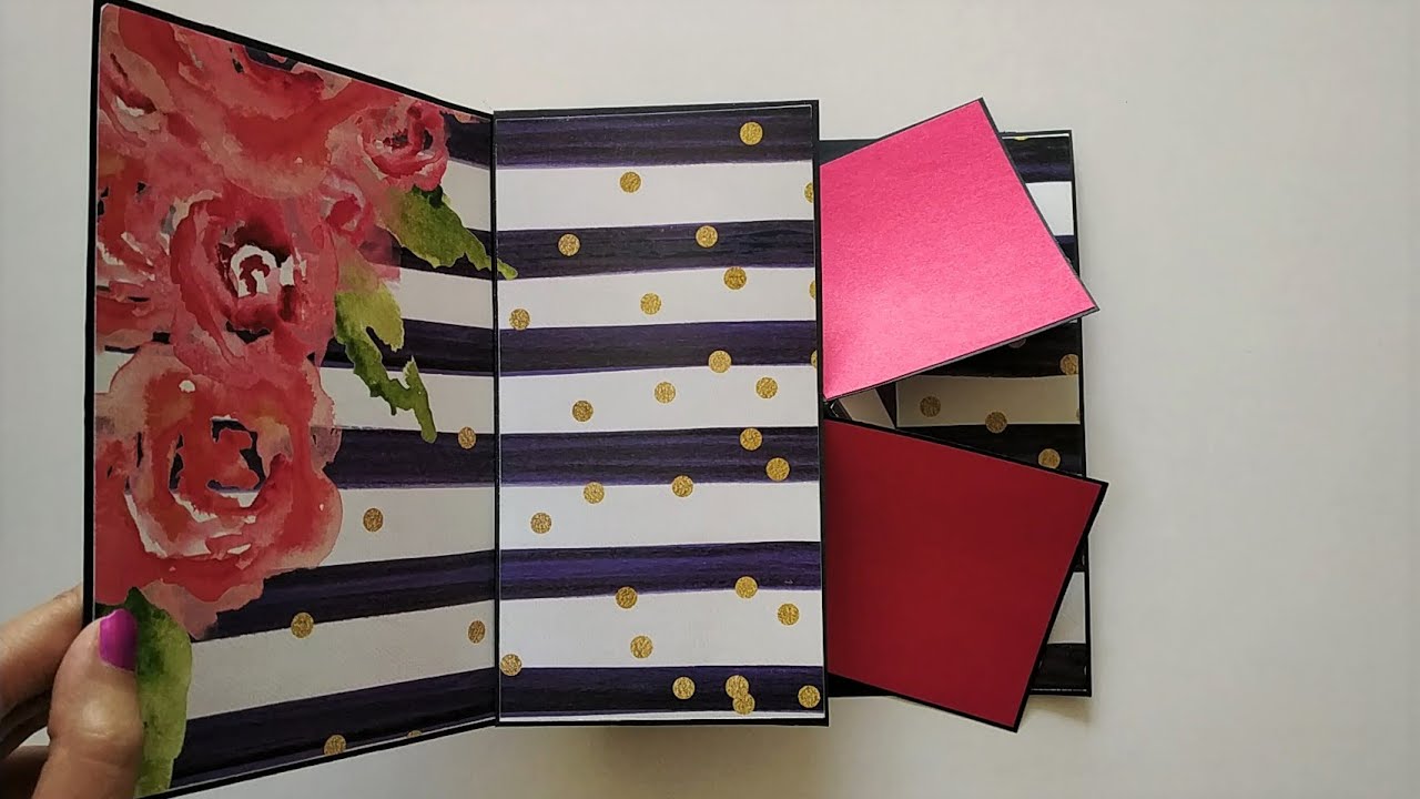 Double Pop Out Card Tutorial | Flash Pop Up Card | Cards for Scrapbook | Crafts Space