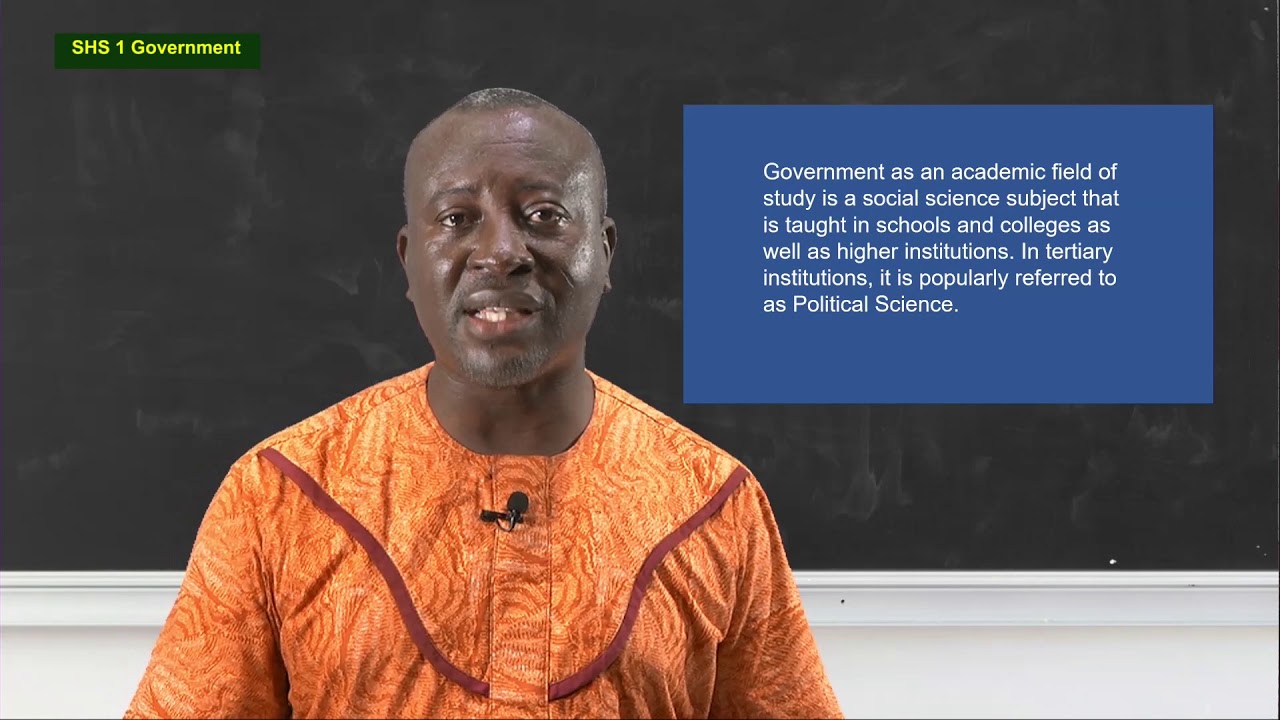 Government SHS 1 Lesson 1 - Tektv Teleclass