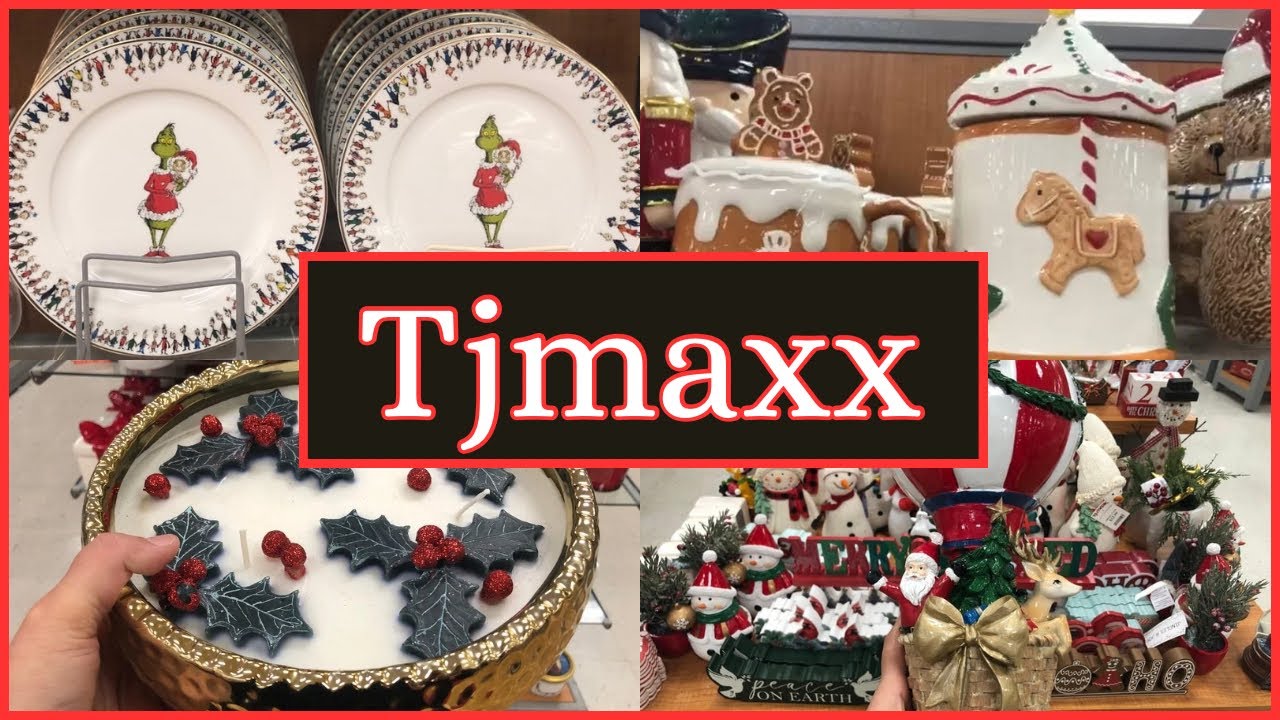 NEW FINDS TJMAXX 2025 🌲✨ !! SHOP WITH ME FOR HOLIDAY HOME DECOR !!