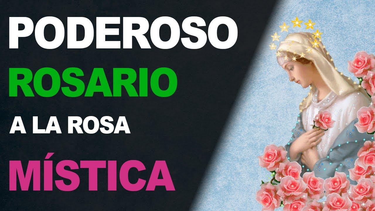 🙏 Poderoso rosario a la Rosa M&iacute;stica &iexcl;Oraciones y devociones cat&oacute;licas! 🙏