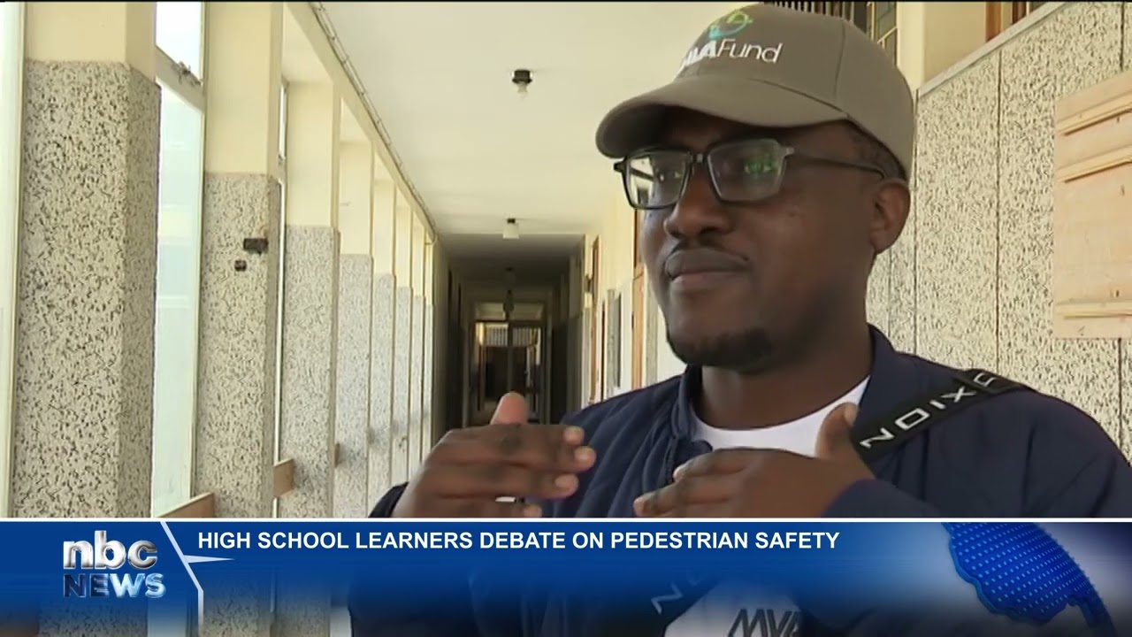 High school leaners debate on pedestrian safety - nbc