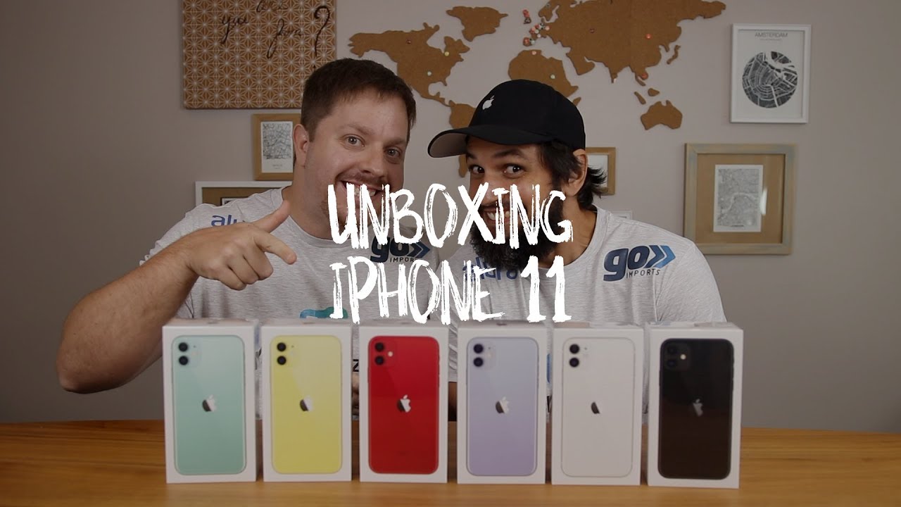 Unboxing de todos os iPhones 11!