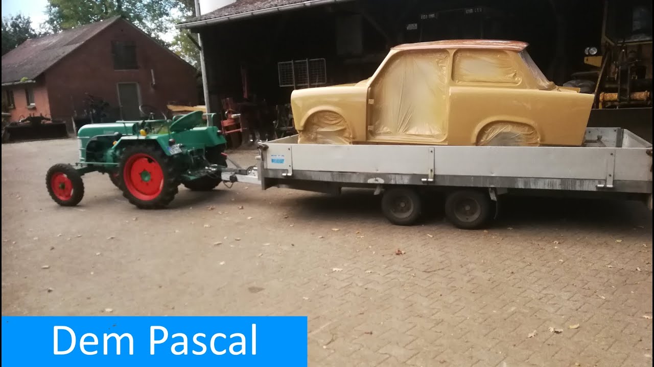 Der Trabant wird Lackiert // Projekt 68 // Dem Pascal