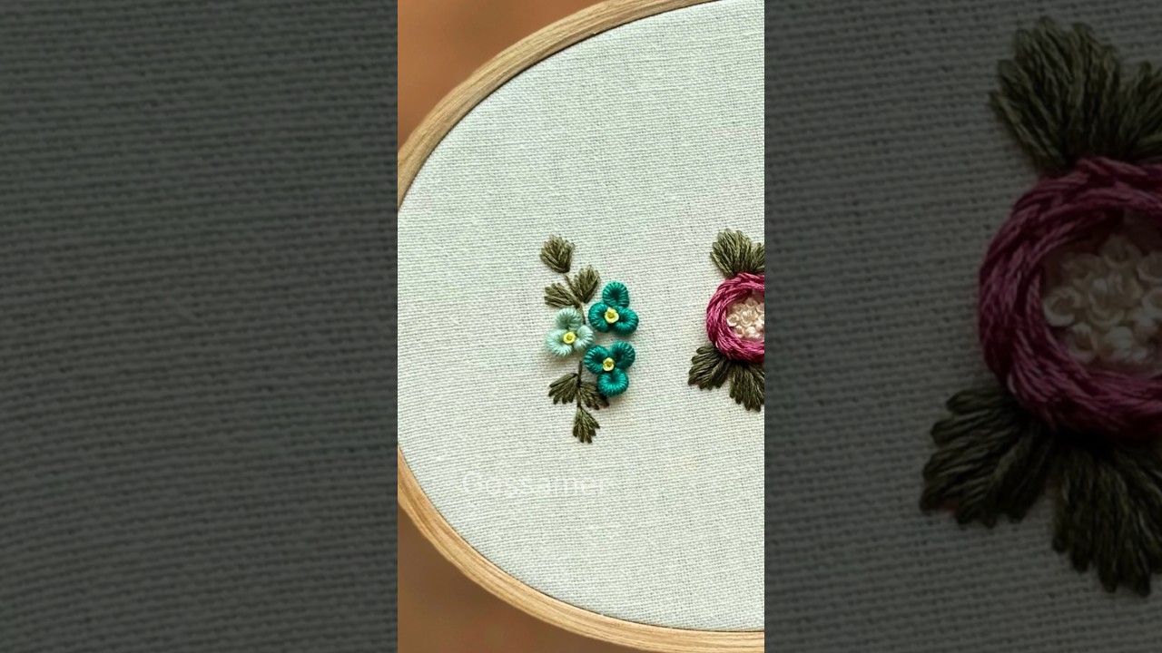 Cute Flower Embroidery🌼