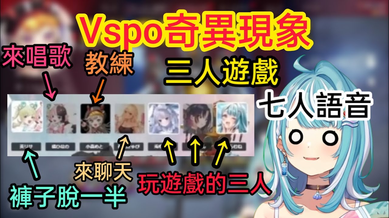 【Vspo】明明是三個人的游戲，DC語音卻越來越多人