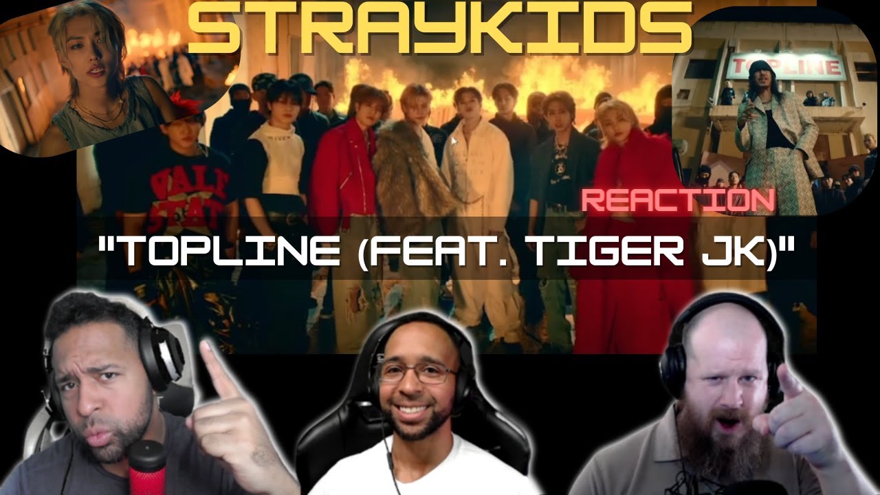 Реакция K-Pop Noobs — клип Stray Kids «TOPLINE (при участии Tiger JK)» | StayingOffTopic #strayki...