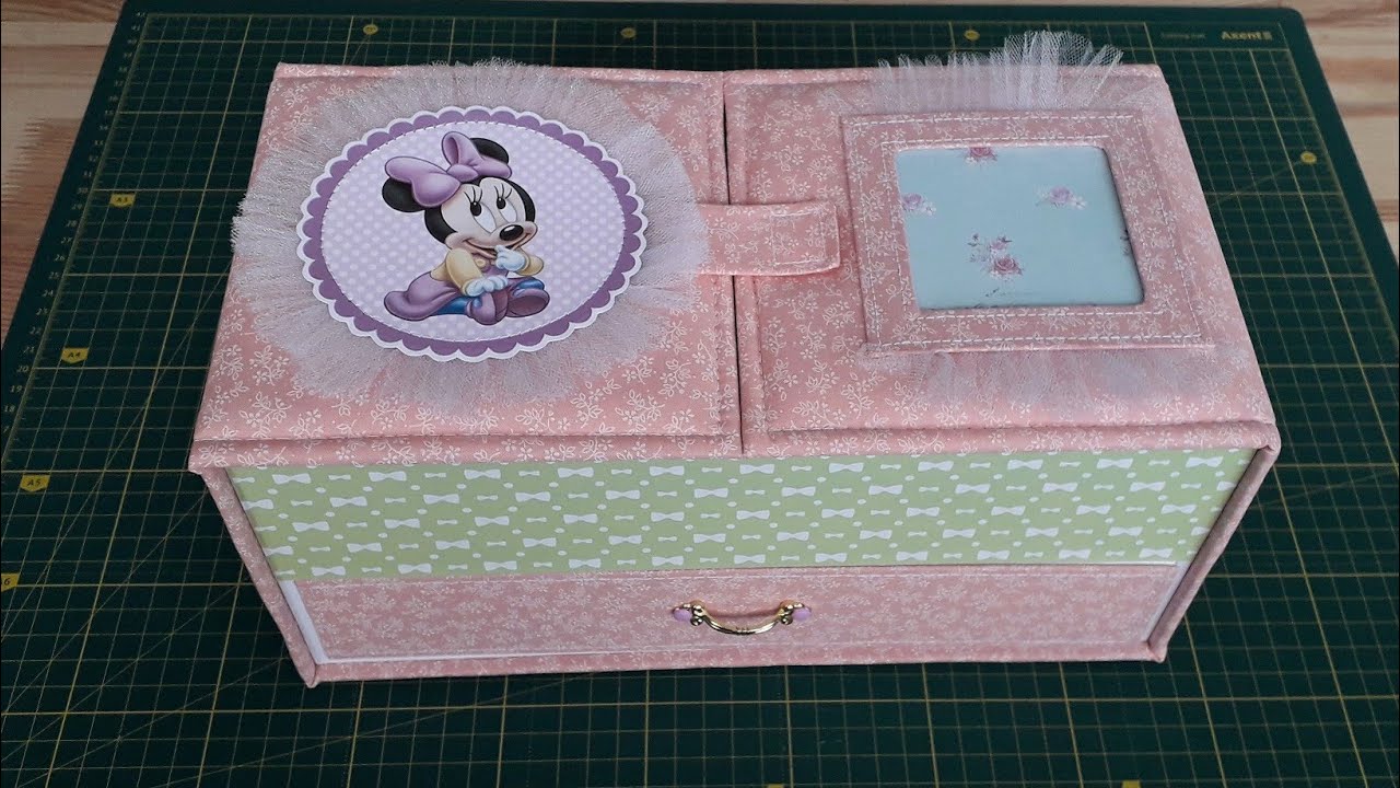 Baby girl memory box / keepsake box / Мамины сокровища комодик для девочки / CAJA REGALO PARA BEBÉ