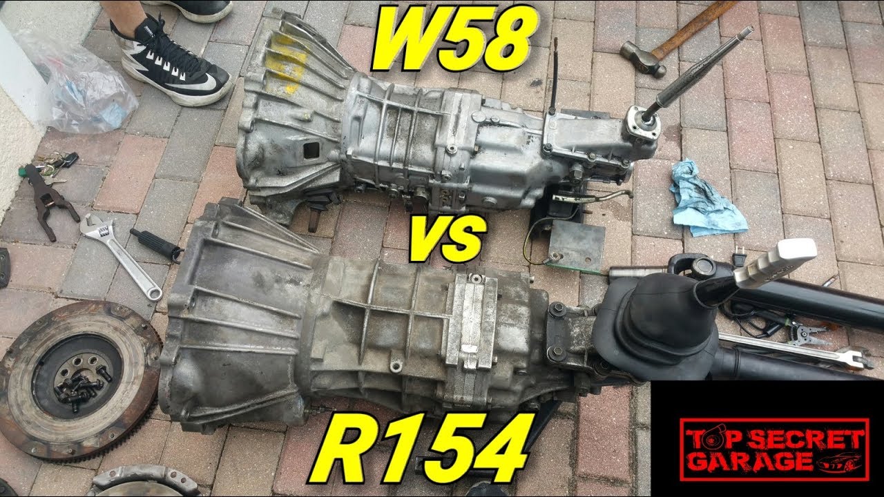 Сравнение трансмиссий TOYOTA W58 и R154