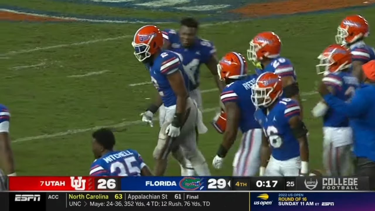 Florida Game Winning INT vs Utah | 2022 College Football