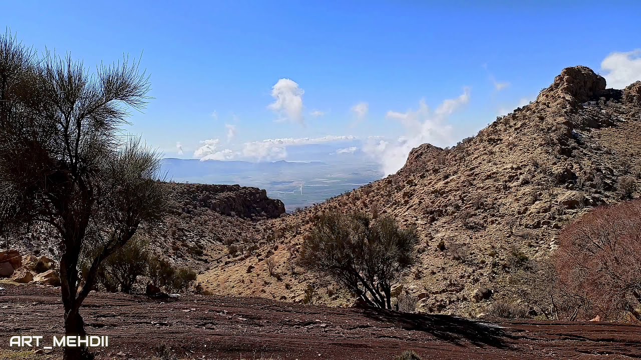 Amazing video time laps of darab city chenar barfdan
