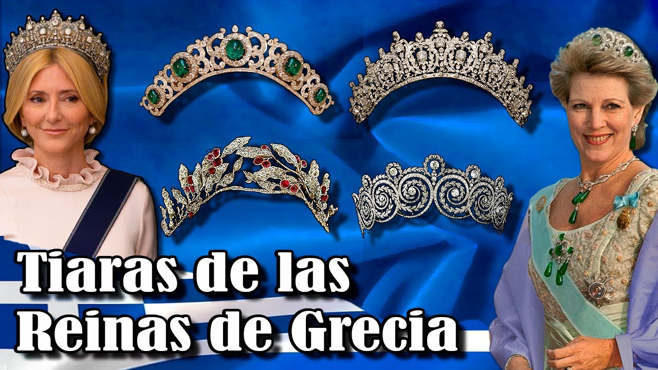 Tiaras de las Reinas de Grecia. Ana María y Marie Chantal