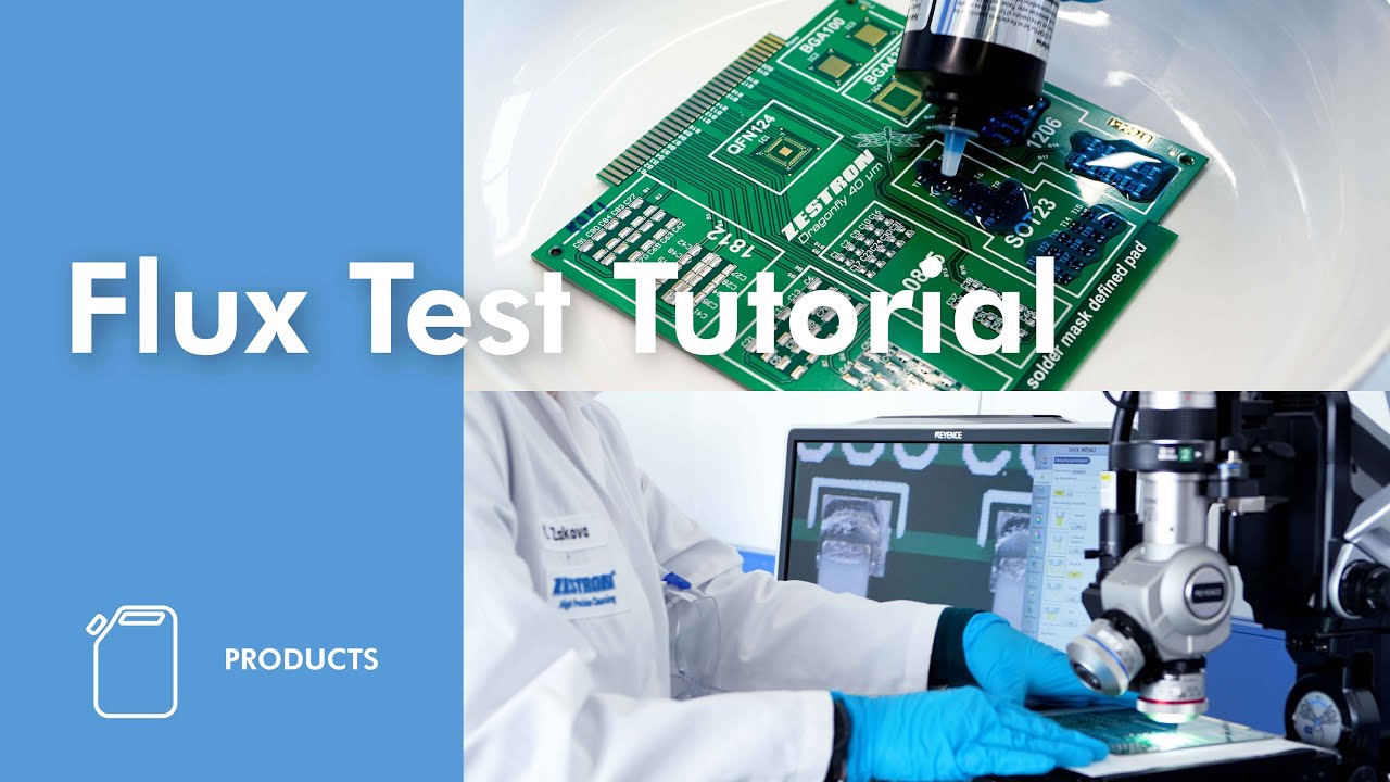 ZESTRON Flux Test – Fast & Easy PCB Flux Residue Detection Tutorial 🔬
