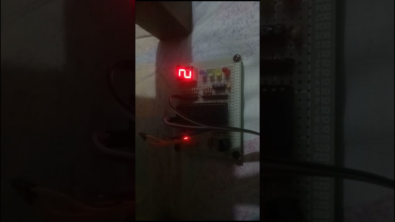 7 Segment Test Code working in PIC16F877A 
