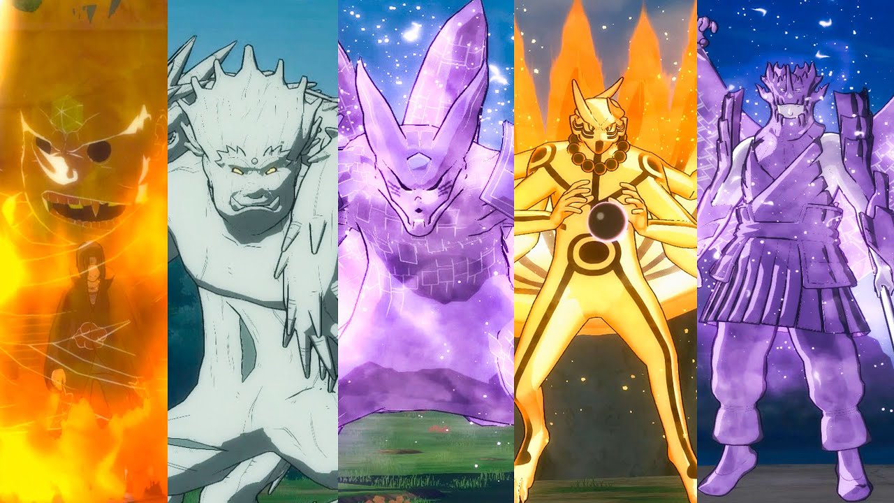 All Avatar Chakra Awakenings (4K) Naruto Storm Series
