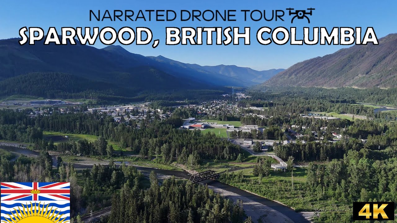 🌄 Sparwood, British Columbia  ✨📍 4K Drone