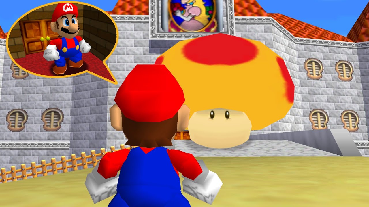 What Happens when Mario use the Ultimate Mega Mushroom in Super Mario 64?