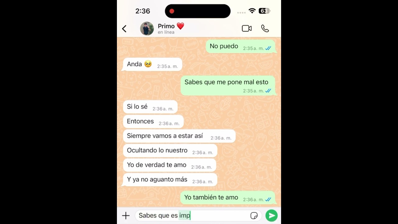 Me enamoré de mi primo ❤️