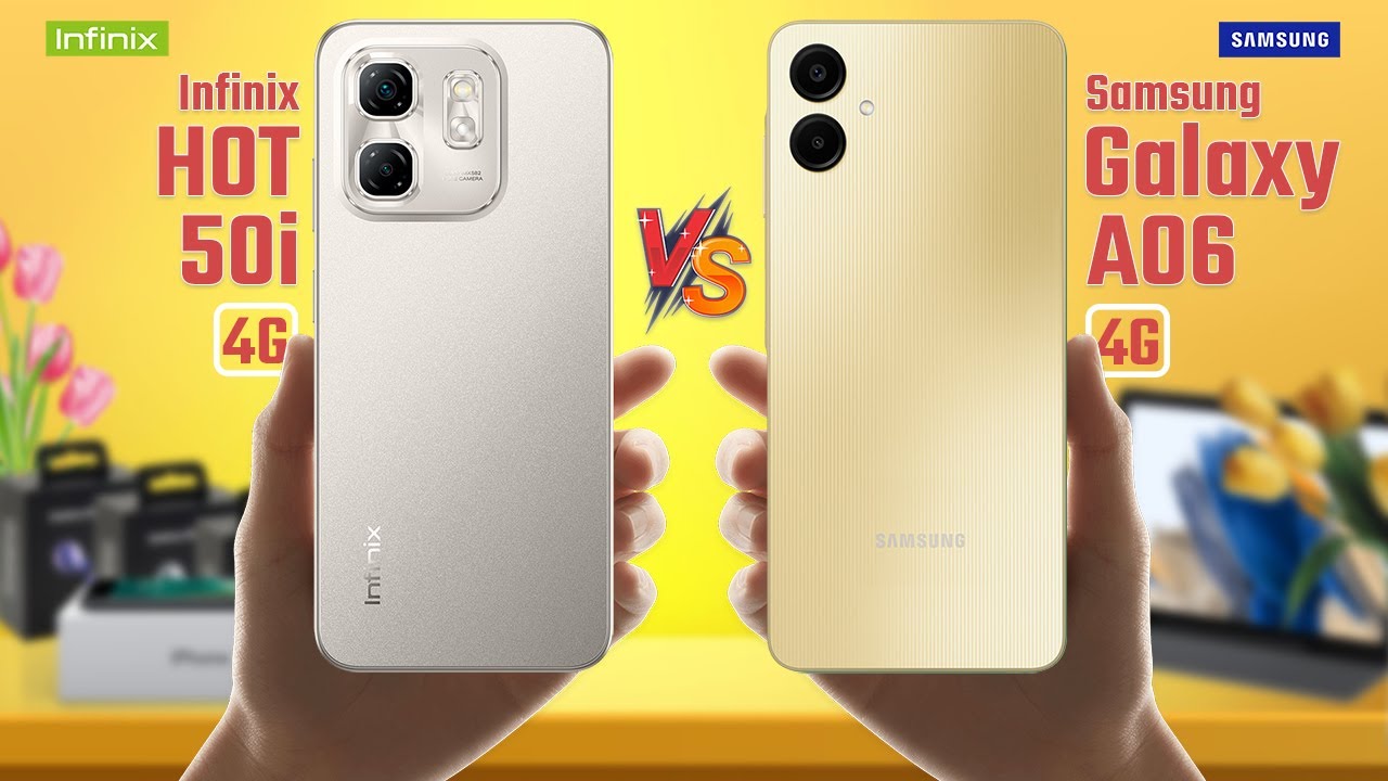Infinix HOT 50i против Samsung Galaxy A06 | Полное сравнение 🔥 Какой из них лучше?