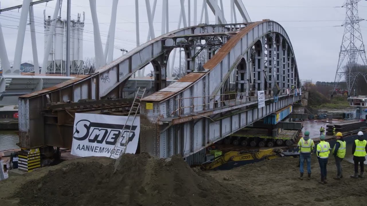 Afbraak spoorbrug Herentals