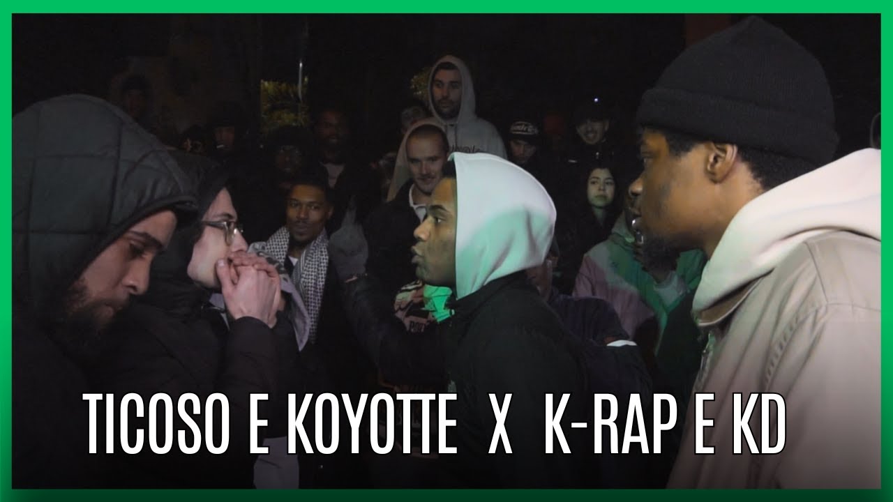 TICOSO E KOYOTTE x K-RAP E KD - 1ªFASE - WORDOUT 4ªEDIÇÃO