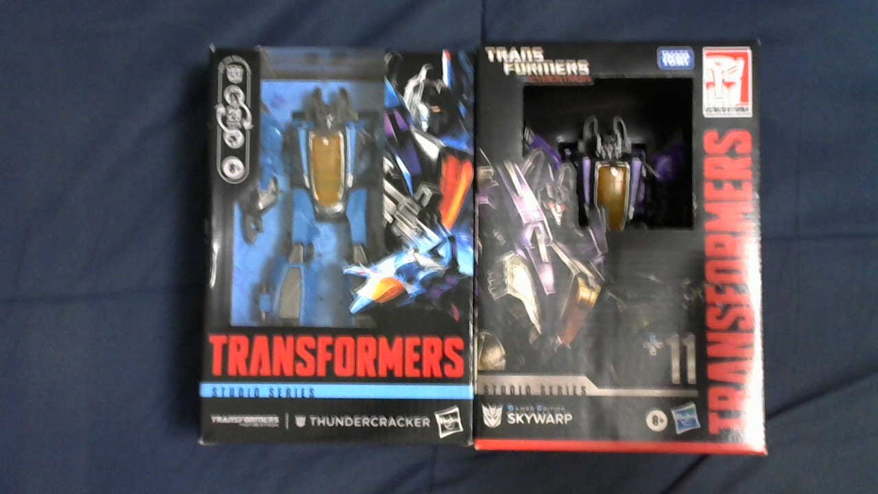 Transformers Studio Series Gamer Edition WFC Skywarp & Thundercracker double review