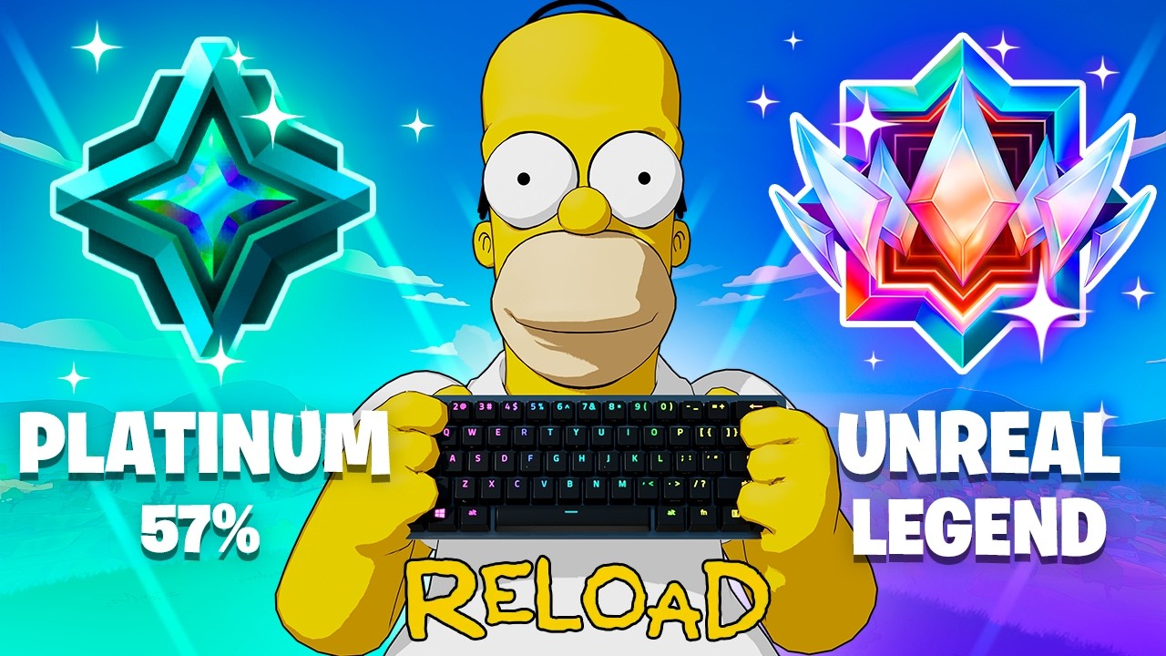 Прохождение игры Fortnite Simpsons в одиночку без рейтинга до уровня Unreal.