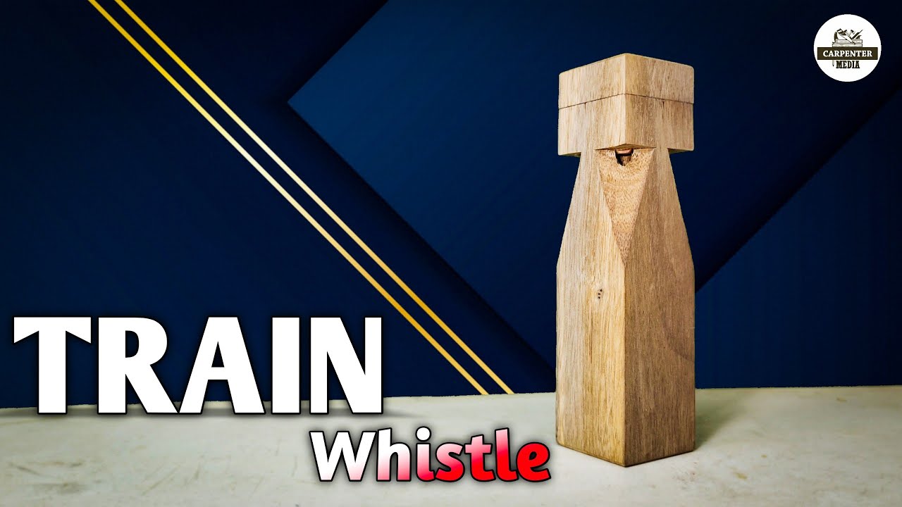 Train whistle // make a wooden train whistle
