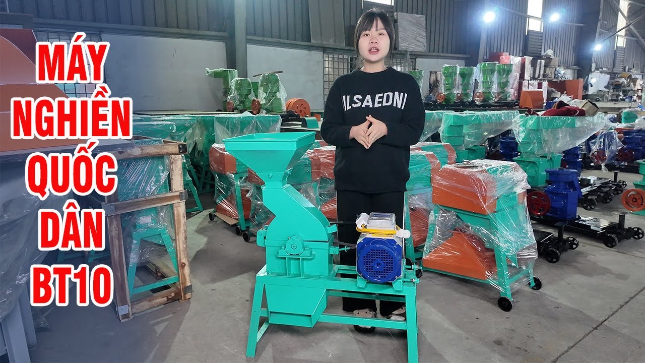 Tự Chủ Nguồn Thức Ăn Chăn Nuôi Với Máy Nghiền BT10 Bình Quân- Sở Hữu Hệ Thống 15 Búa Đập Nghiền