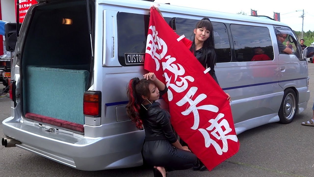 車紹介 👼👯魅惑天使　6輪キャラバン　NJCF IN TEINE 2019 ノースジャパンカスタムフェスティバル IN 手稲
