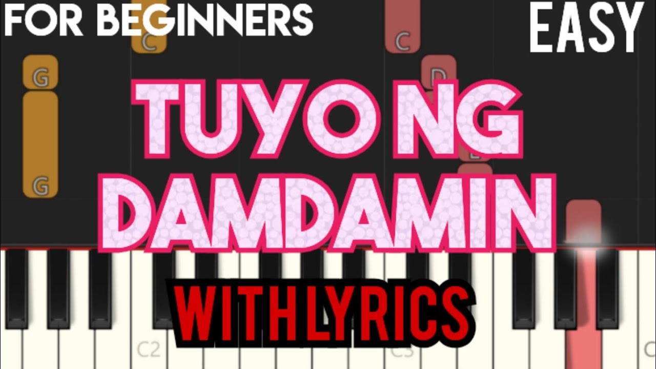 TUYO NG DAMDAMIN ( LYRICS ) - SILENT SANCTUARY VERSION | SLOW & EASY PIANO