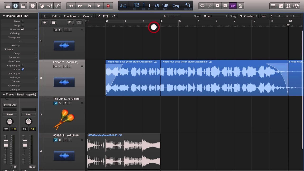Logic Pro X Fades, Slow Downs, and Volume Automation