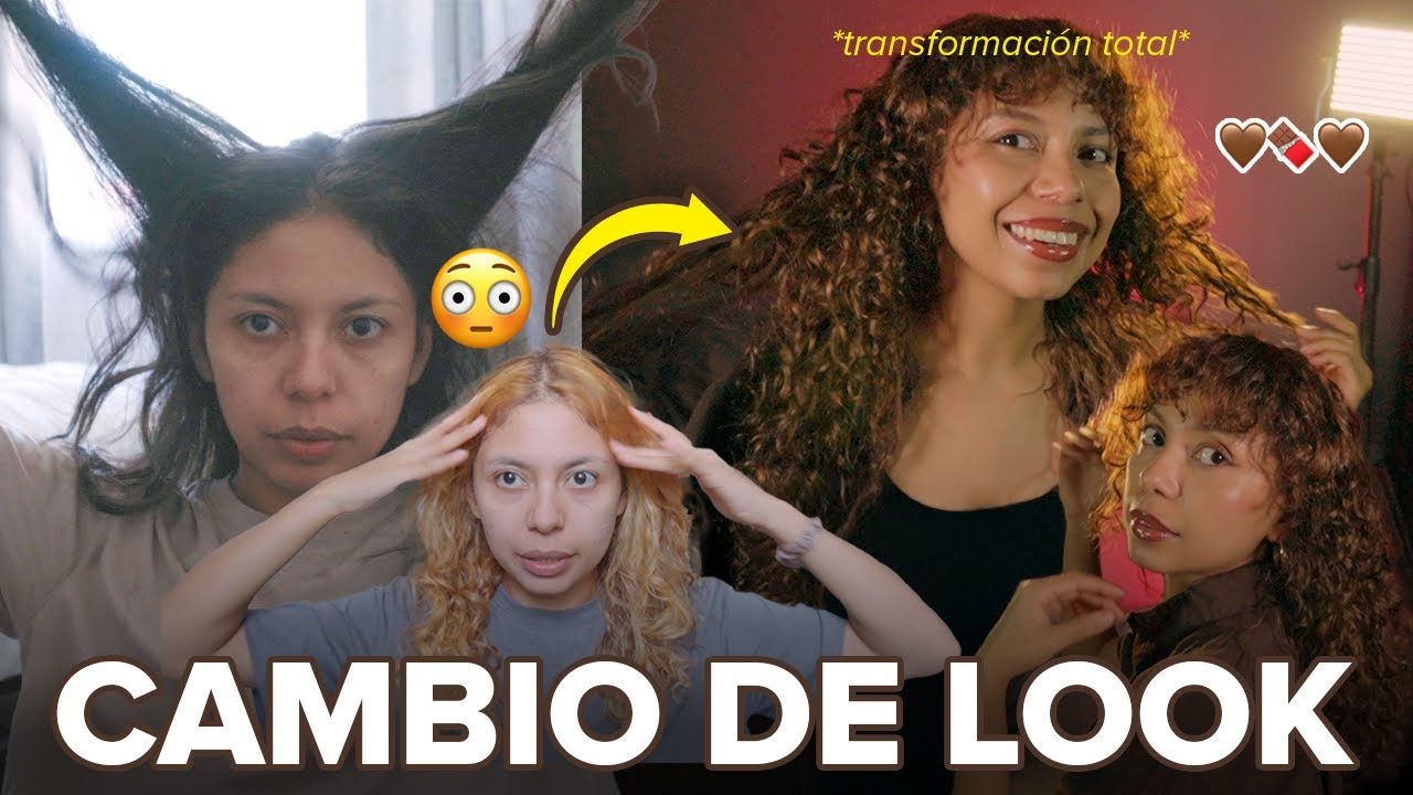 ¡ME ARRIESGUÉ! 💥 De negro a CHOCOLATE 🍫 con DECOLORACIÓN ✨