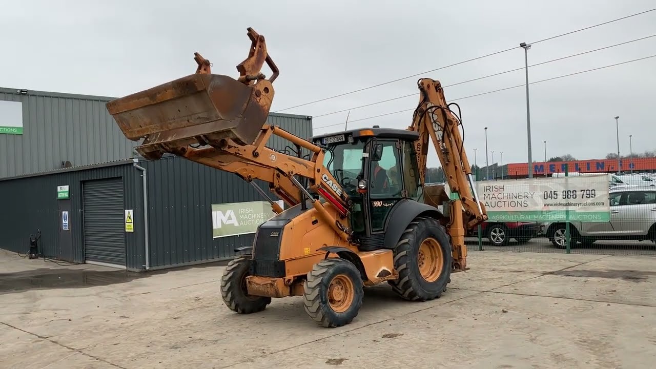 2004 CASE 590 SUPER BACKHOE LOADER C/W 4 IN 1 BUCKET FOR AUCTION