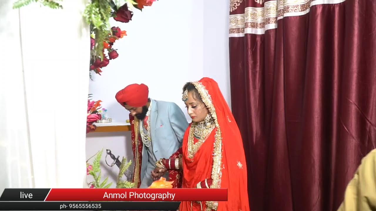 Live on Wedding ceremony Sandeep Singh weds Manpreet Kaur...