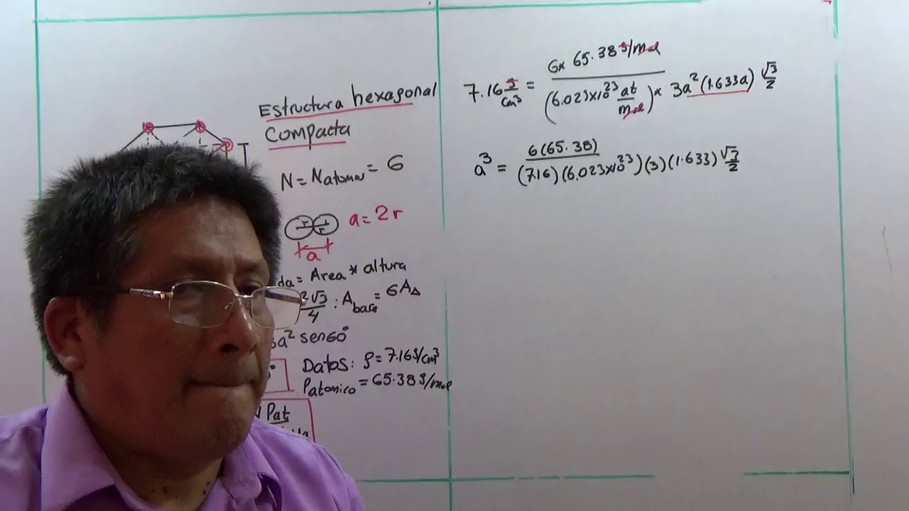 densidad de un hcp