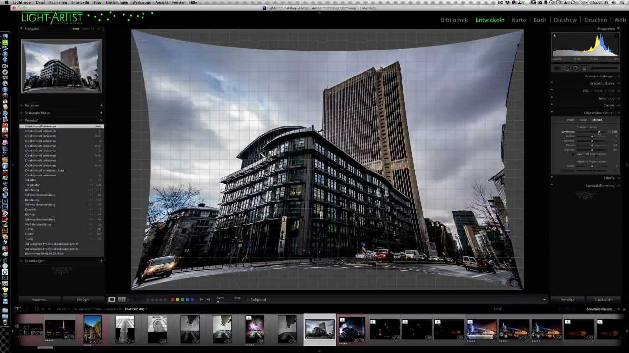 Photoshop - Perspektivenkorrektur