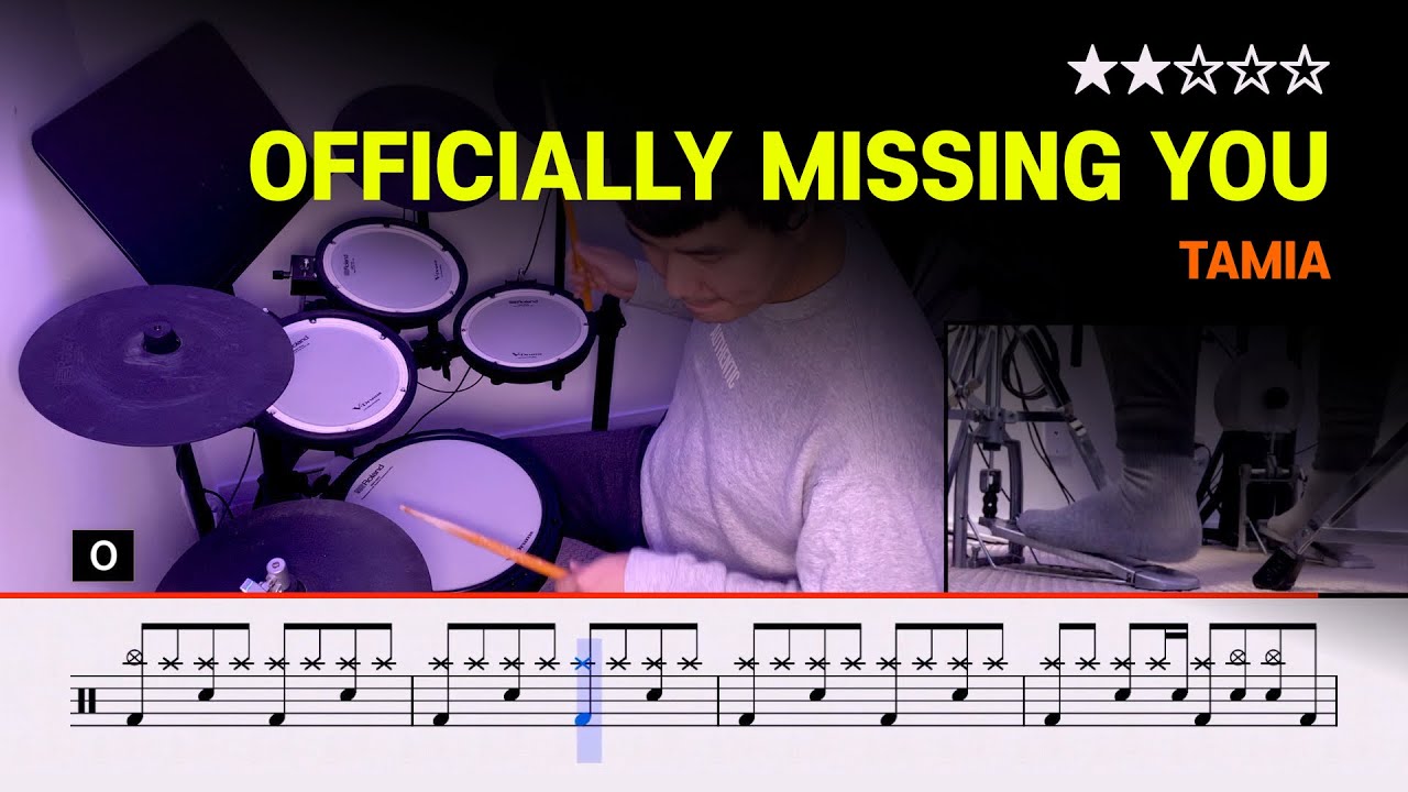 [Lv.04] Officially Missing You - Tamia (★★☆☆☆) | Pop Drum Cover
