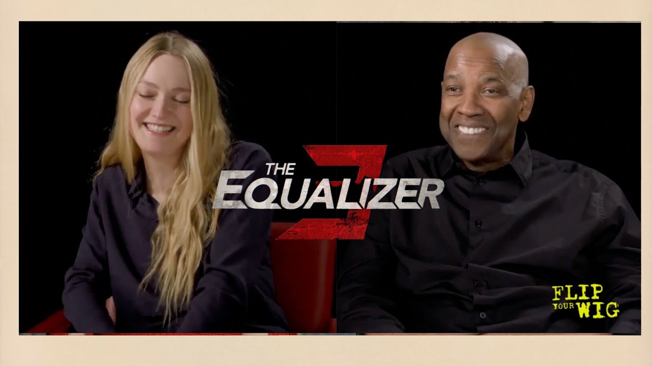 REUNION! Denzel Washington and Dakota Fanning!