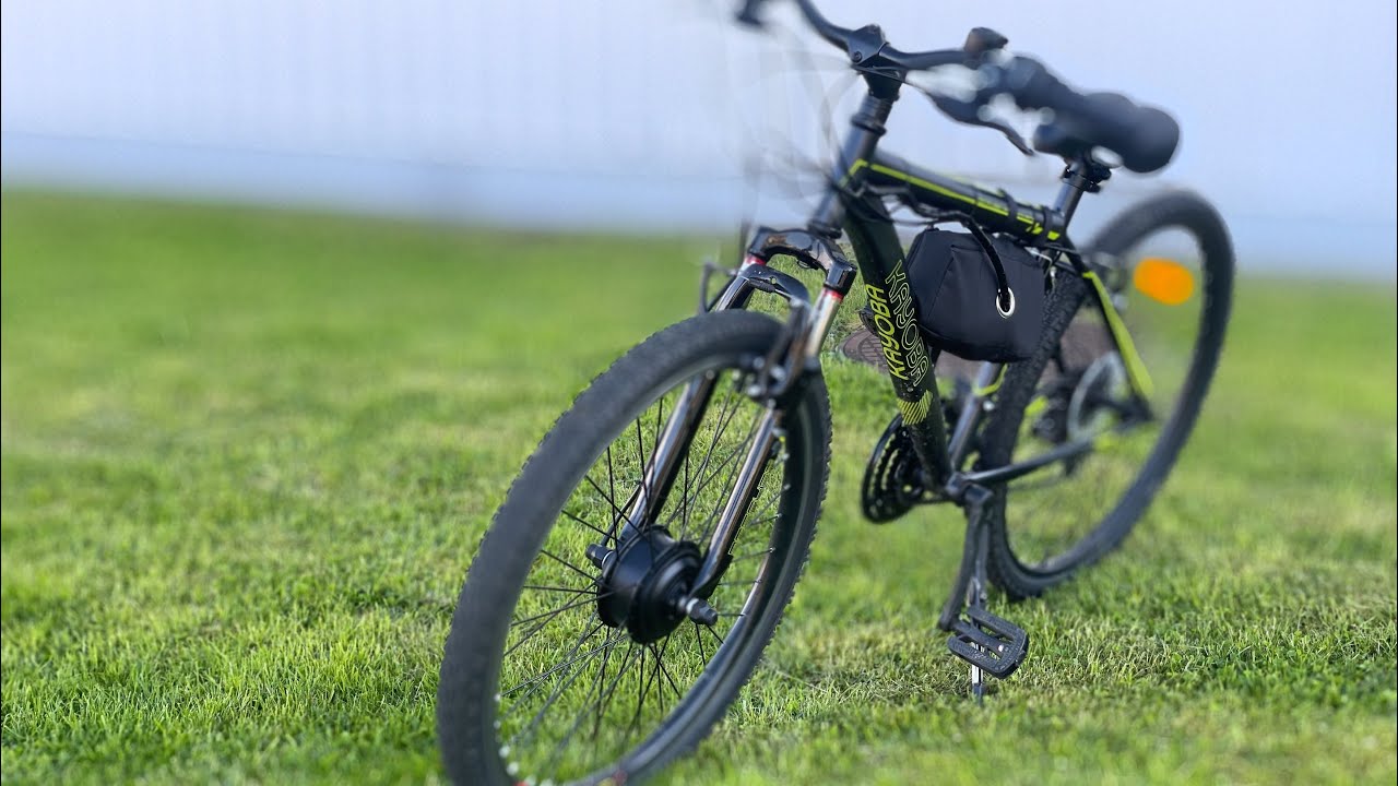 DIY Eclectic Bike 35km/h Using 250W Hub Motor