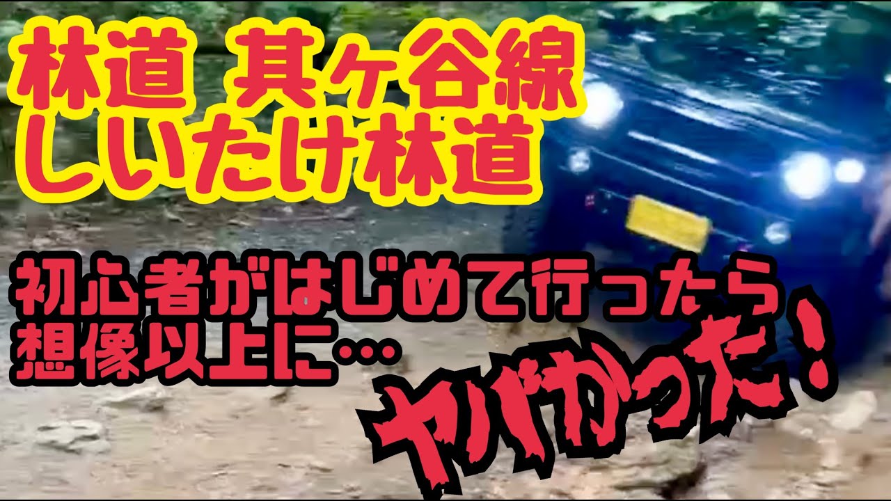 （ジムニー林道ドライブ）しいたけ林道　大阪府能勢町　其ヶ谷線が想像以上に楽しかった件