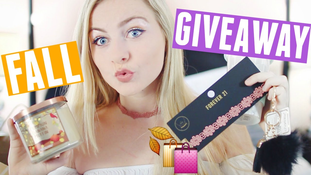 HUGE FALL GIVEAWAY 2016!!!!