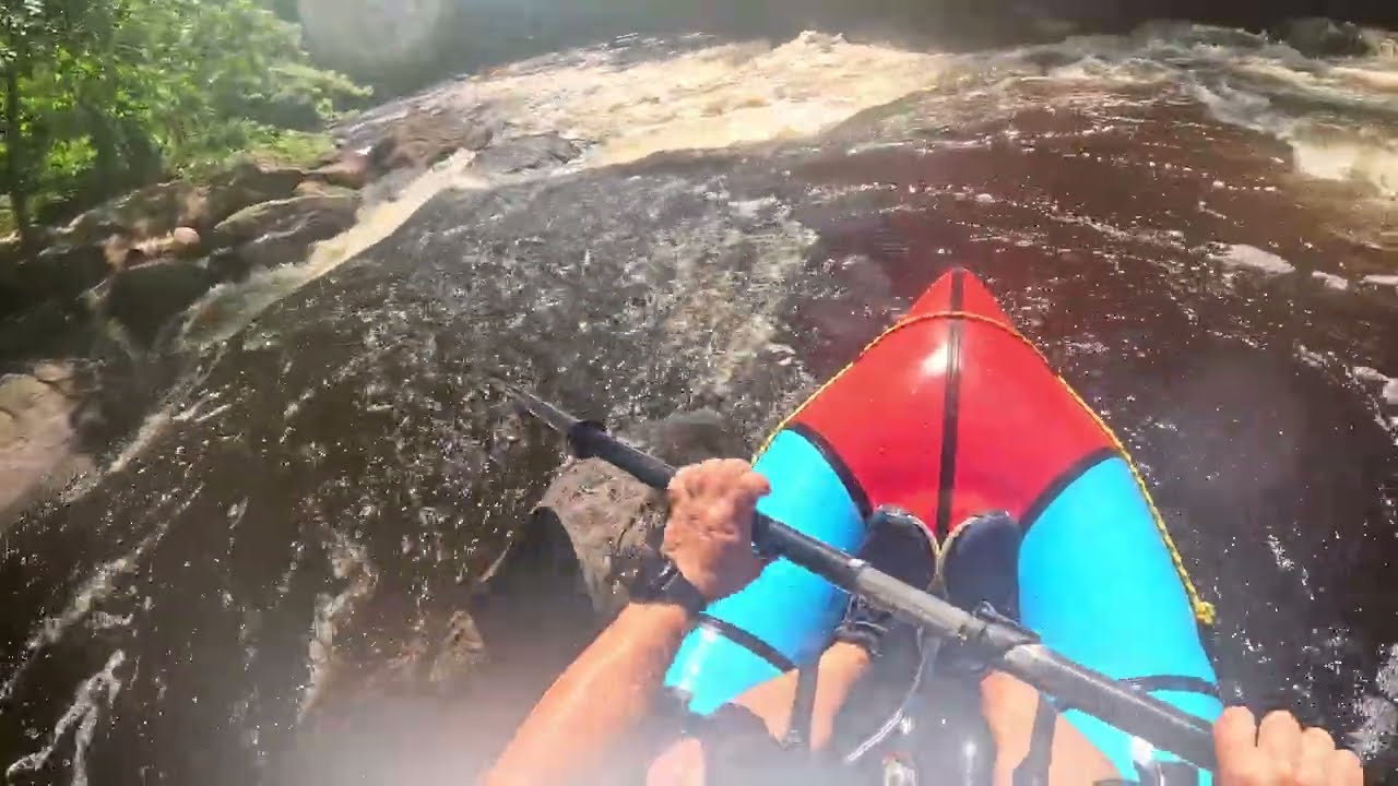 Packrafting the Peshtigo River Rapids