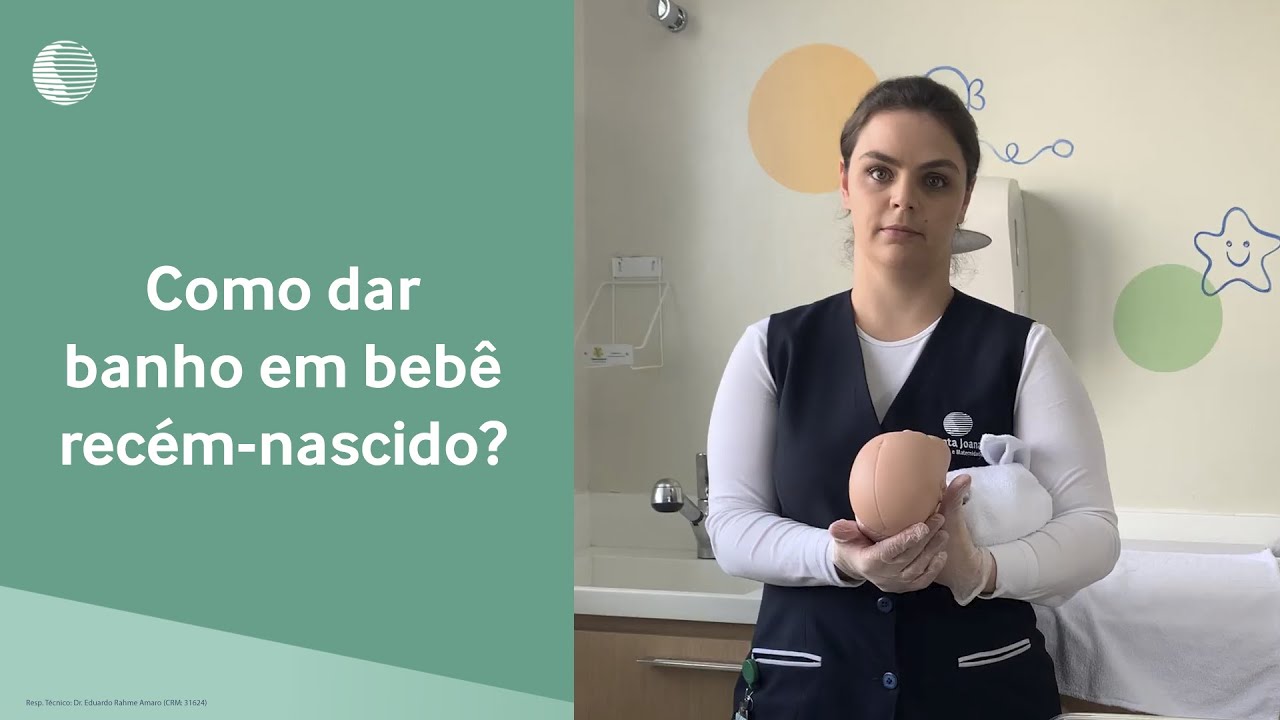 Como dar banho em recém-nascido?