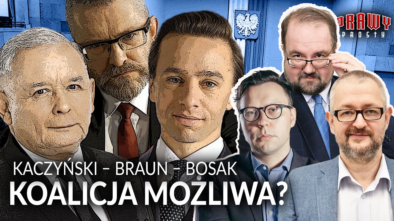 ZIEMKIEWICZ, WOŚ, KARPIEL: KACZYŃSKI - BRAUN - BOSAK. BĘDZIE KOALICJA?