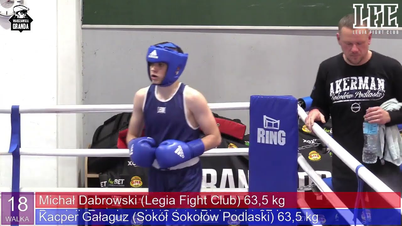 Michal Dabrowski Legia Fight Club vs Kacper Galaguz Sokol Sokolow Podlaski