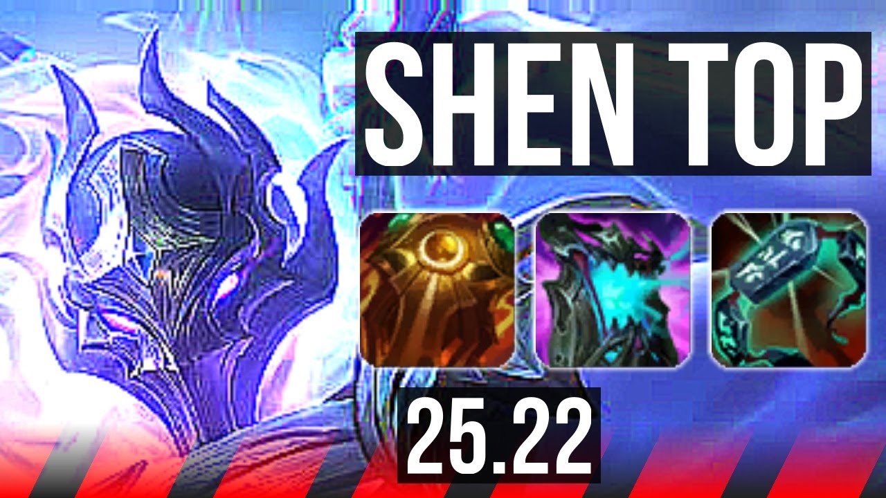 SHEN vs DARIUS (TOP) | 7/1/8, 1500+ games | NA Master | 25.22