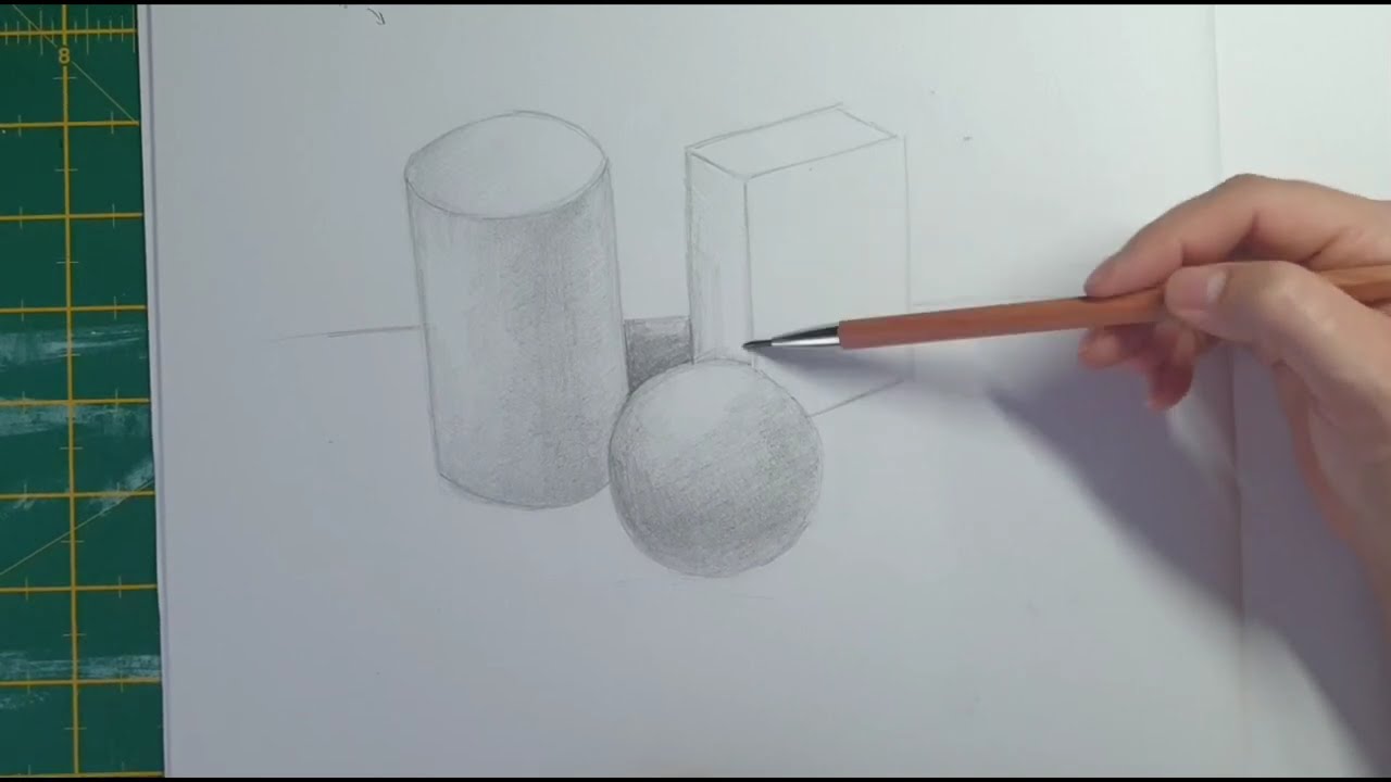 ​Art Fundamentals : Drawing with Value & Shading 3D Forms | real time video