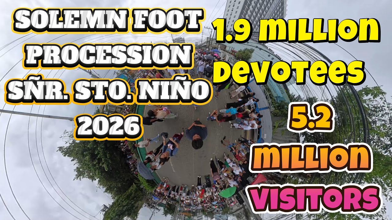 Solemn Foot Procession | Señor Santo Niño De Cebu 2026 (Faith of Millions)
