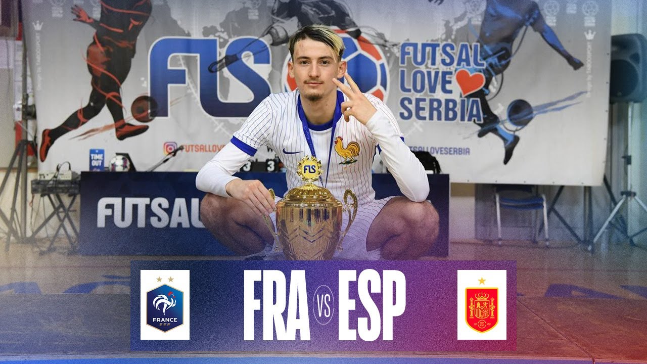 U19 Futsal : Victoire face à l'Espagne et trophée !