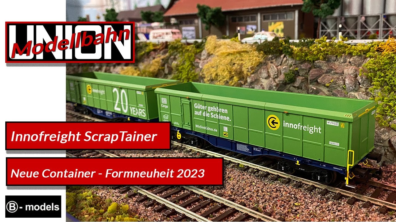 Produktpräsentation: B Models Sggrrs Innofreight ScrapTainer VTG DB - Spur H0 - 1:87